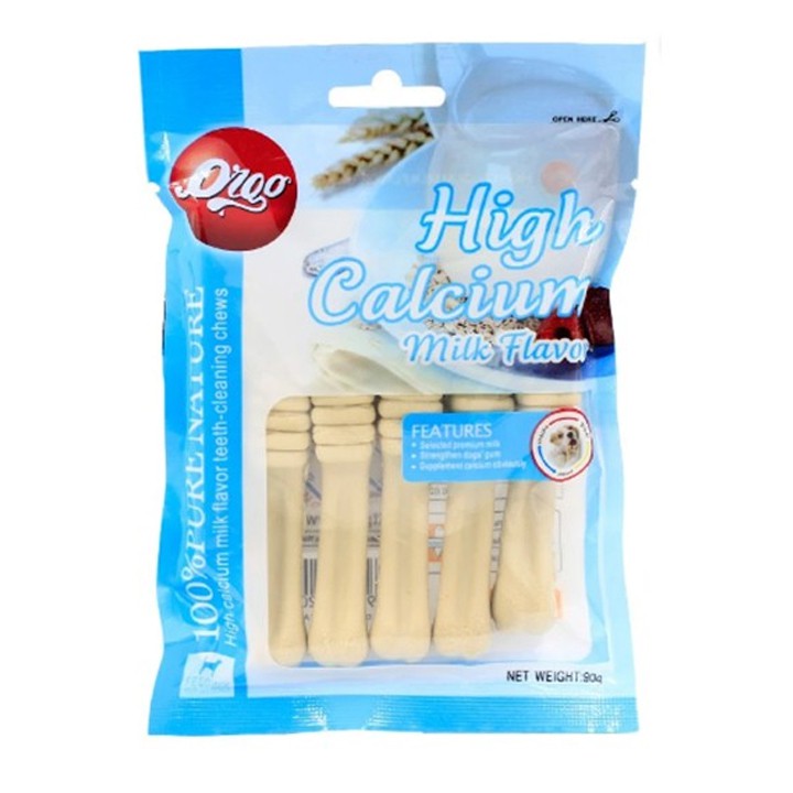 Xương gặm cho chó Orgo 90gr giúp sạch răng, thơm miệng và bổ xung canxi