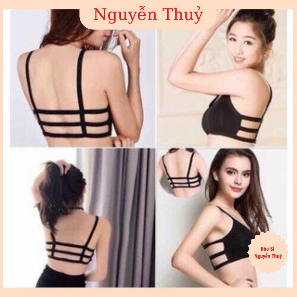 Áo Bra 3 Dây Có Đệm Ngực Không Gọng Mát Mỏng có bán sỉ