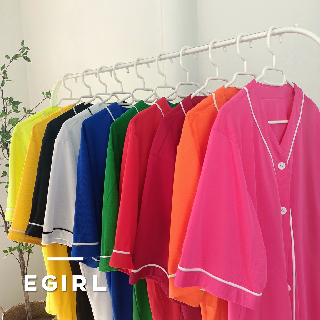 Áo khoác bóng chày,áo thun bóng chày unisex dáng rộng oversize nặng động cho nam nữ full 9 màu