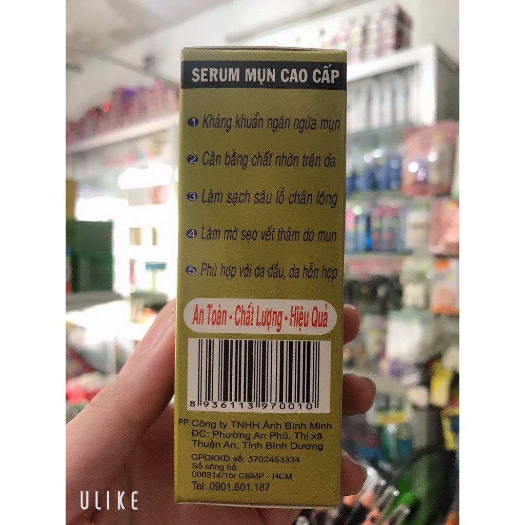 serum mụn-mờ thâm -sẹo JUZU nano collagen 15ml [ chuẩn hàng cty 100%]