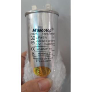 Tụ điều hòa 9000btu 2 chân 30uf