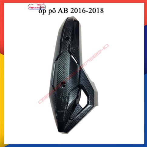 bộ các bon AB 4 món trang trí xe air blade