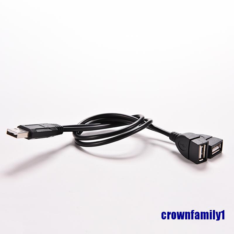 Giắc Cắm Usb 2.0 A Male Sang 2 Dual Usb Female C P Chia &lt; Crownfamily1 &gt;