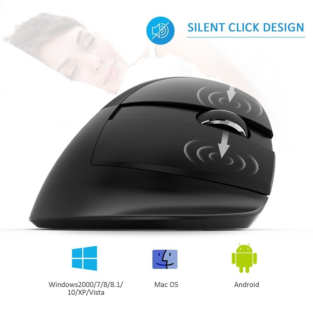 chuột không dây Delux M618 Bluetooth 4.0 2.4g