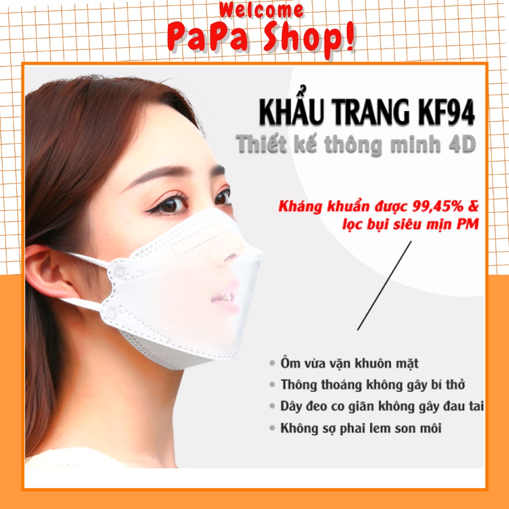 [QUÀ TẶNG KHÁCH VIP] Khẩu Trang KF94 4D Mask