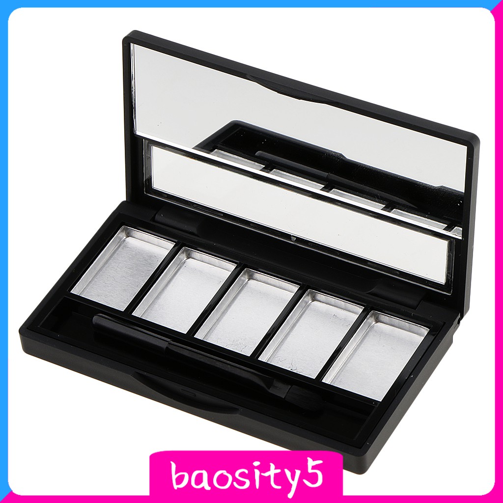 (Hàng Mới Về) Bảng Màu Rỗng Đựng Phấn Mắt Má Hồng Son Môi Diy Có Gương Tiện Dụng | BigBuy360 - bigbuy360.vn