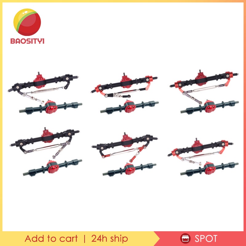 Bộ Trục Trước Và Sau Bằng Kim Loại Cho Xe Hơi Điều Khiển Từ Xa D90 D91 D99S MN90 MN99S FJ45 Defender 1 / 12