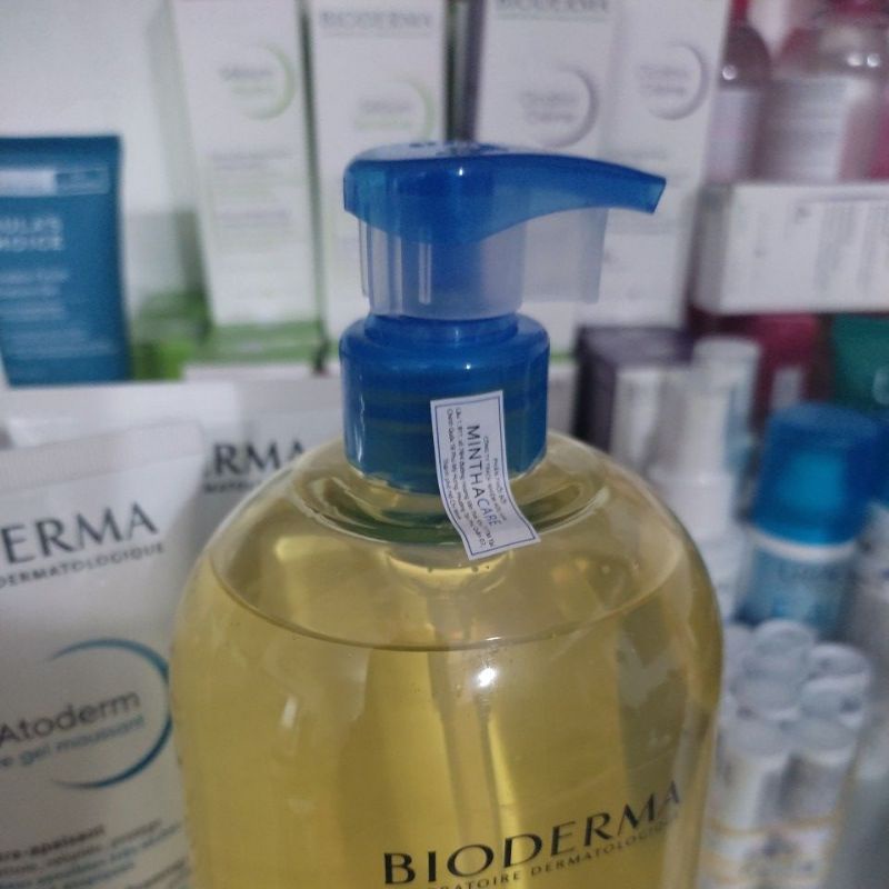 Dầu Tắm Bioderma Atoderm Huile De Douche làm sạch, làm dịu và dưỡng ẩM cho da khô 200ML 1000ML