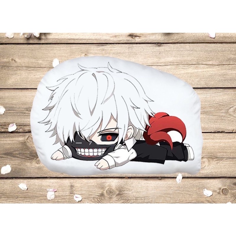 Gấu bông Tokyo goul Kaneki Ken 2 mặt ảnh / Gối ôm ngủ Kaneki Ken