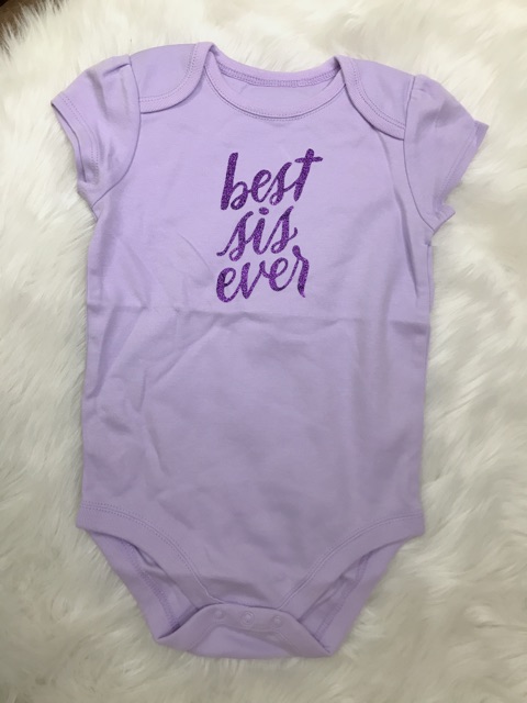 Bodysuit ngắn tay tím Gymboree size 6-12m,12-18m_hàng chính hãng Anh