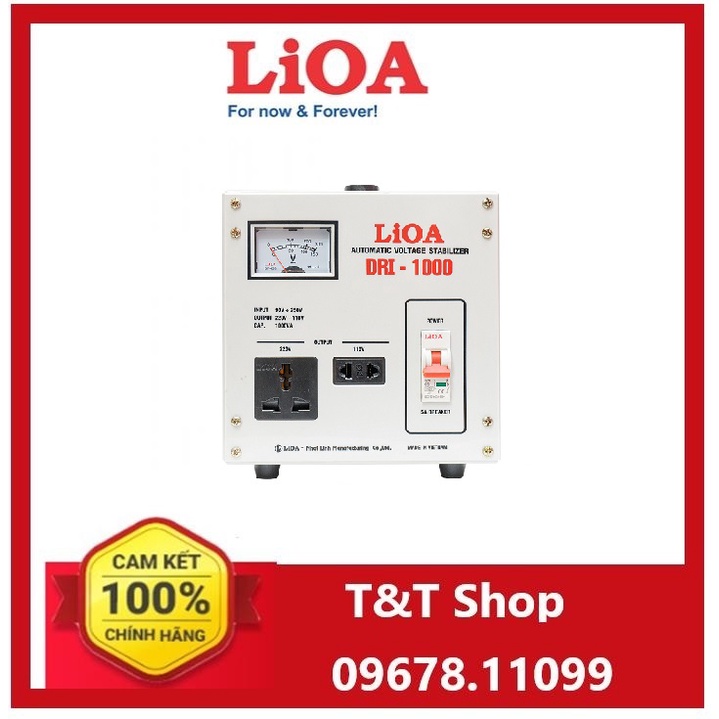 Ổn áp Lioa 0,5KVA dải 90 (DRI-500II )