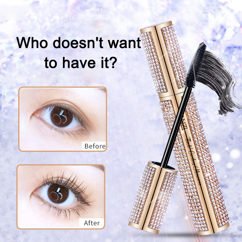Mascara Yanz chống thấm nước và mồ hôi không nhòe lâu trôi thiết kế vỏ lấp lánh ánh sao
 | BigBuy360 - bigbuy360.vn