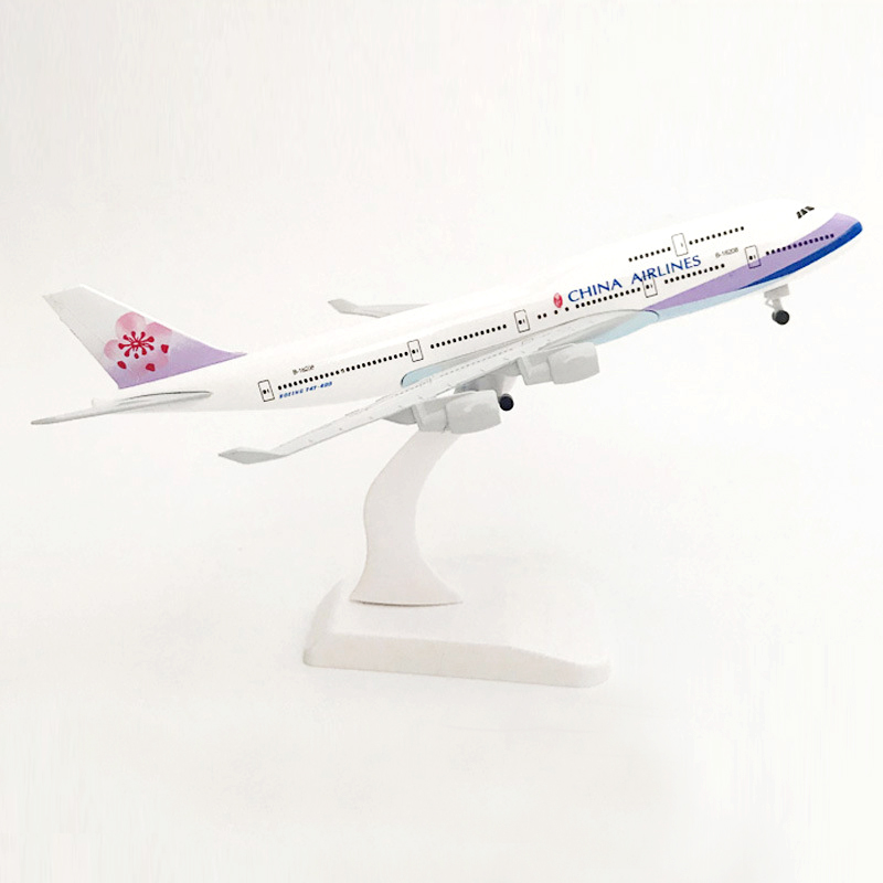 Mô hình máy bay Boeing 747 16CM/20CM bằng hợp kim để trưng bày