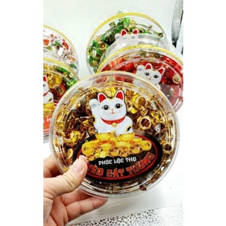 Hộp Kẹo Mèo Cát Tường hương Trái Cây