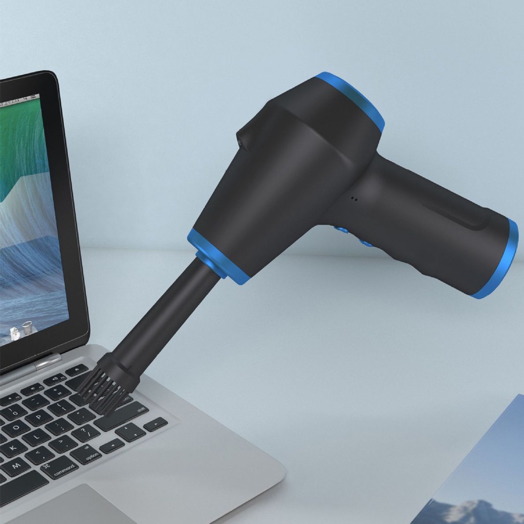 Máy Thổi Bụi Bàn Phím Máy Tính Không Dây Mini Công Suất Cao Sạc Cổng USB