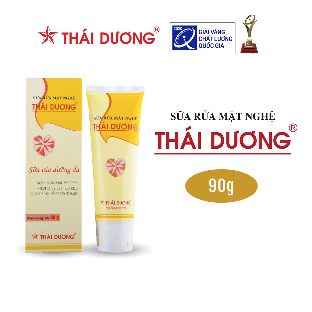 Sữa rửa mặt nghệ sạch mụn, ngừa vết thâm Thái Dương 90g - Sao Thái Dương