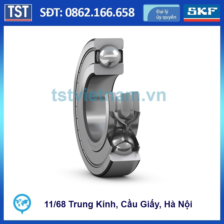 VÒNG BI BẠC ĐẠN SKF CHÍNH HÃNG 6205-2Z
