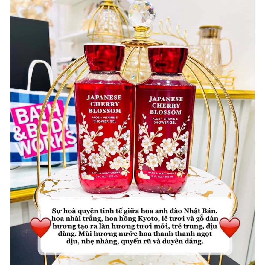[GIAO MÙI NGẪU NHIÊN] Sữa tắm Dưỡng da/ aromatherapy Bath and Body Works 295ml - HANA