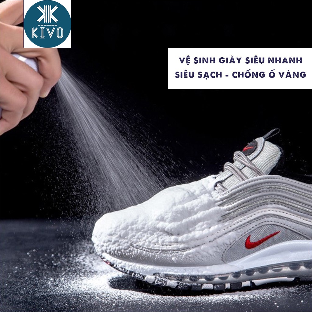 Vệ Sinh Giày Snoker 300ml, Plac - Xịt Nano Chống Thấm Giày Snoker, Eykosi - Tẩy Trắng Giày Kivo