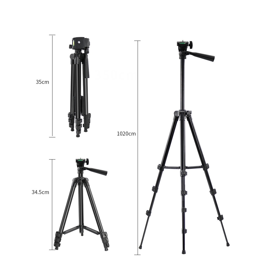 Gậy chụp ảnh 3 chân Tripod 3120, giá đỡ điện thoại, cây chụp hình quay livestream - KYWI SHOP