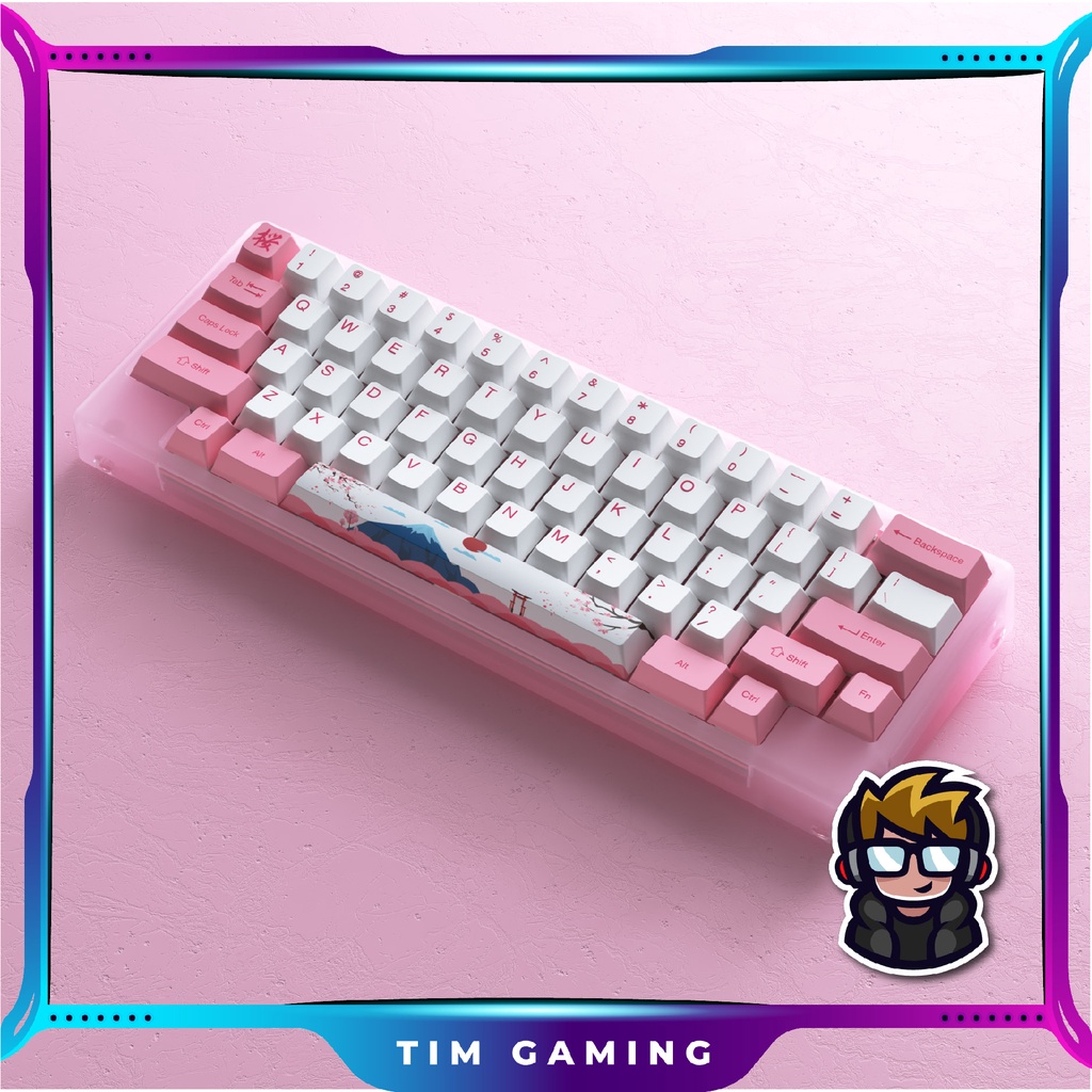 [Mã 33ELSALE hoàn 7% đơn 300K] Bàn phím cơ AKKO ACR 59 World Tour Tokyo (Hotswap / RGB / AKKO cs switch Jelly Pink)