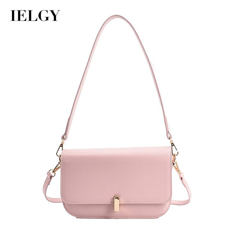 Túi đeo chéo IELGY màu sắc đơn giản phong cách đường phố thời trang cho nữ