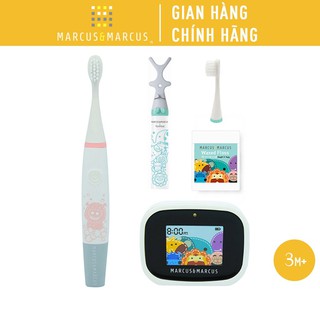 Bộ bàn chải tập đánh răng Premium cho bé từ 3 tuổi Marcus & Marcus - Pokey