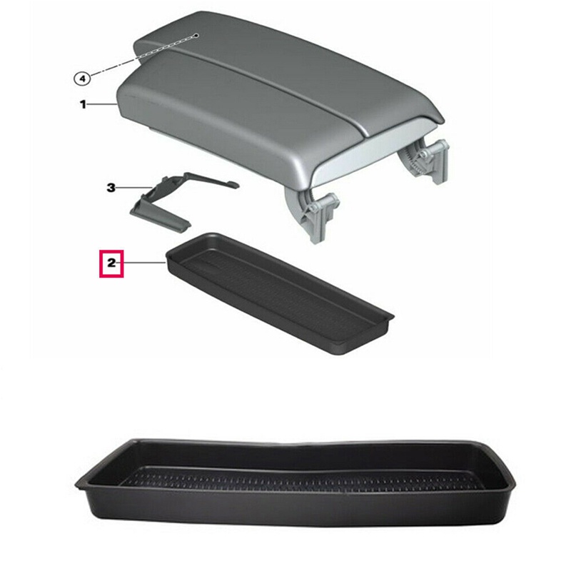 Khay Đựng Đồ Tỳ Tay Cho Xe Hơi BMW 3 Series E90 E91 E92 E93 7118064 51167118064