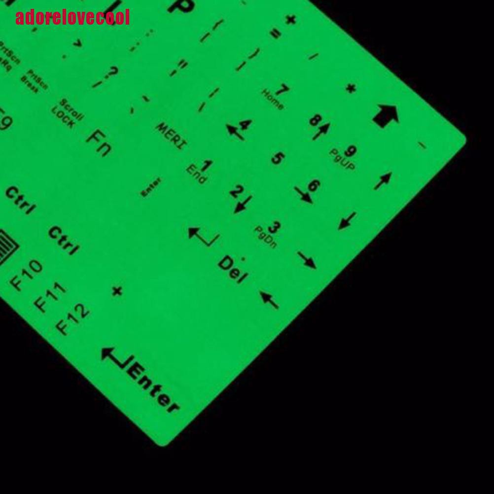 Miếng Dán Dạ Quang Hình Chữ Cái Tiếng Anh Cho Máy Tính | BigBuy360 - bigbuy360.vn