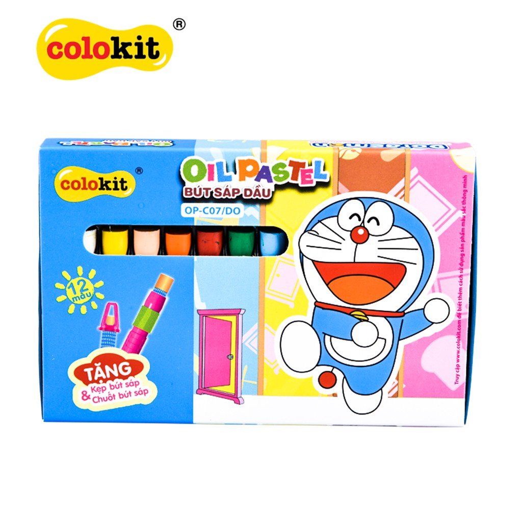 Sáp dầu Thiên Long Colokit Doraemon OP-C07/DO / OP-C08/DO / OP-C09/DO - 12/18/24 màu