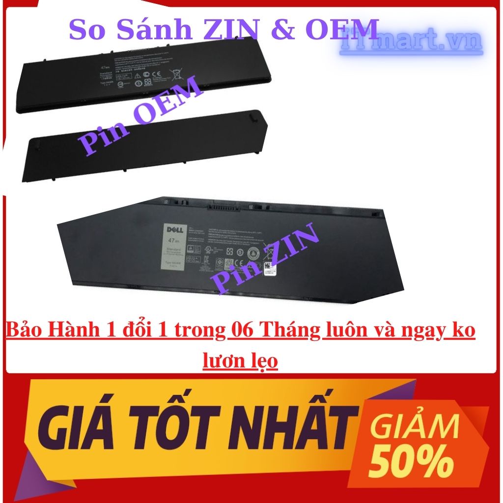 Pin DELL Latitude E7440 E7450 ZIN và OEM mới bảo hành 1 đổi 1 luôn trong 06 Tháng