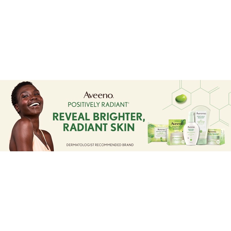 Sữa rửa mặt Aveeno Positively Radiant Brightening Cleanser với chiết xuất đậu nành chai 177ml