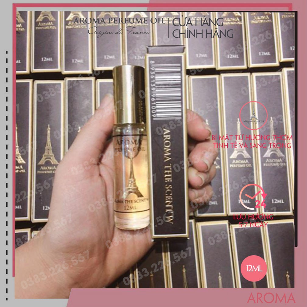 Tinh dầu nước hoa Pháp Aroma The Scent for women 12ml - Sành điệu, lôi cuốn, quyến rũ, quý phái