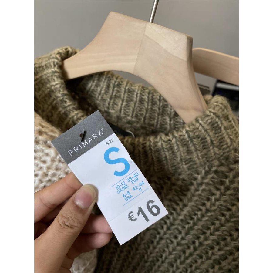 A52 - Áo len phối màu nữ PRIMAWOMAN | BigBuy360 - bigbuy360.vn