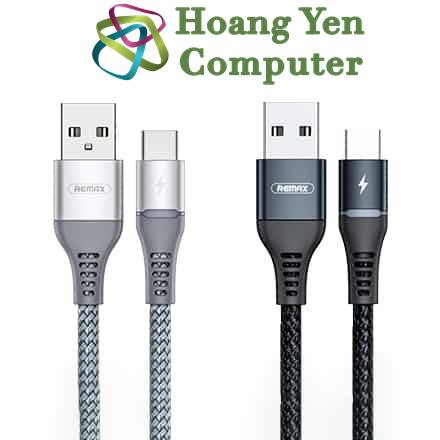 [RC-152a] Cáp Sạc Nhanh TYPE C Remax RC-152a cho ANDROID Dài 1M (Dây Dù, Có Đèn Led ) - MÀU SẮC NGẪU NHIÊN