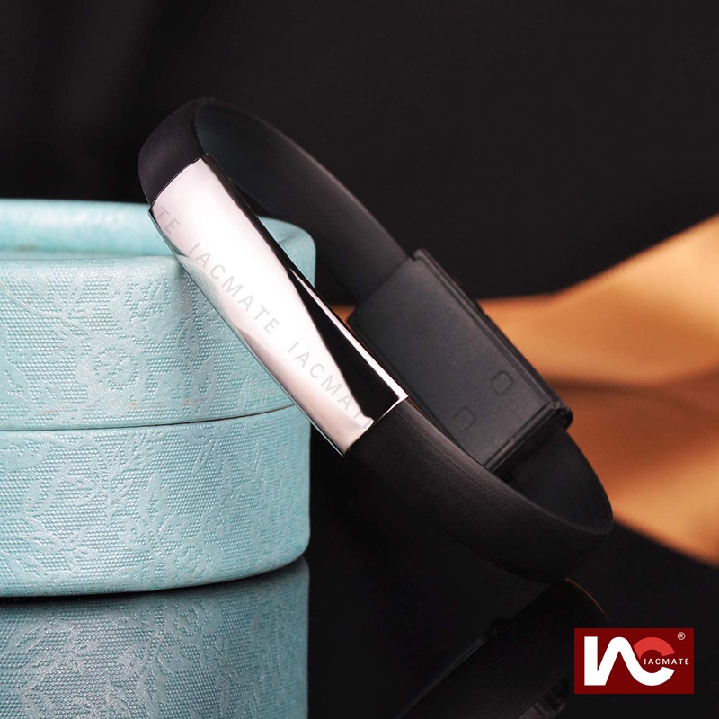 Dây cáp sạc truyền dữ liệu USB dạng vòng tay thích hợp cho Android Micro Mini Usb & Iphone & Type-C