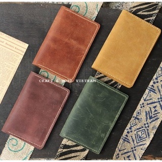 Ví đựng hộ chiếu passport cover da thật handmade