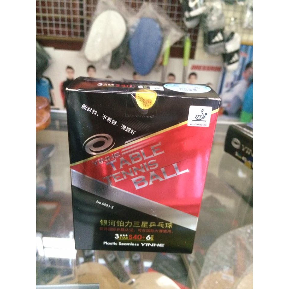 Bóng yinhe đỏ - 6 quả
