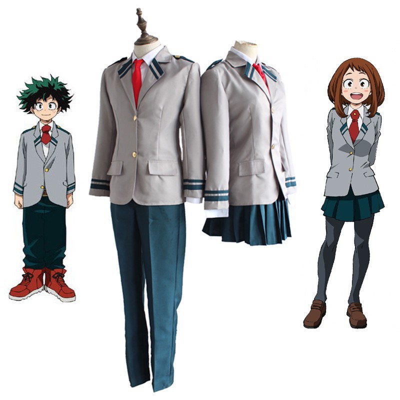 Bộ trang phục cosplay nhân vật ochaco uraka izuku Anime My Hero Academia