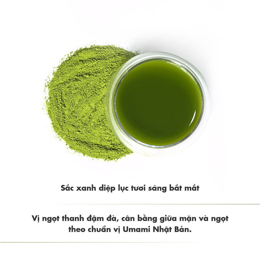 Bột Trà Xanh Matcha Nguyên Chất G551M Dotea 50g - Sắc Xanh Tươi Mới Độ Mịn Cao Mùi Oika Sâu Tự Nhiên