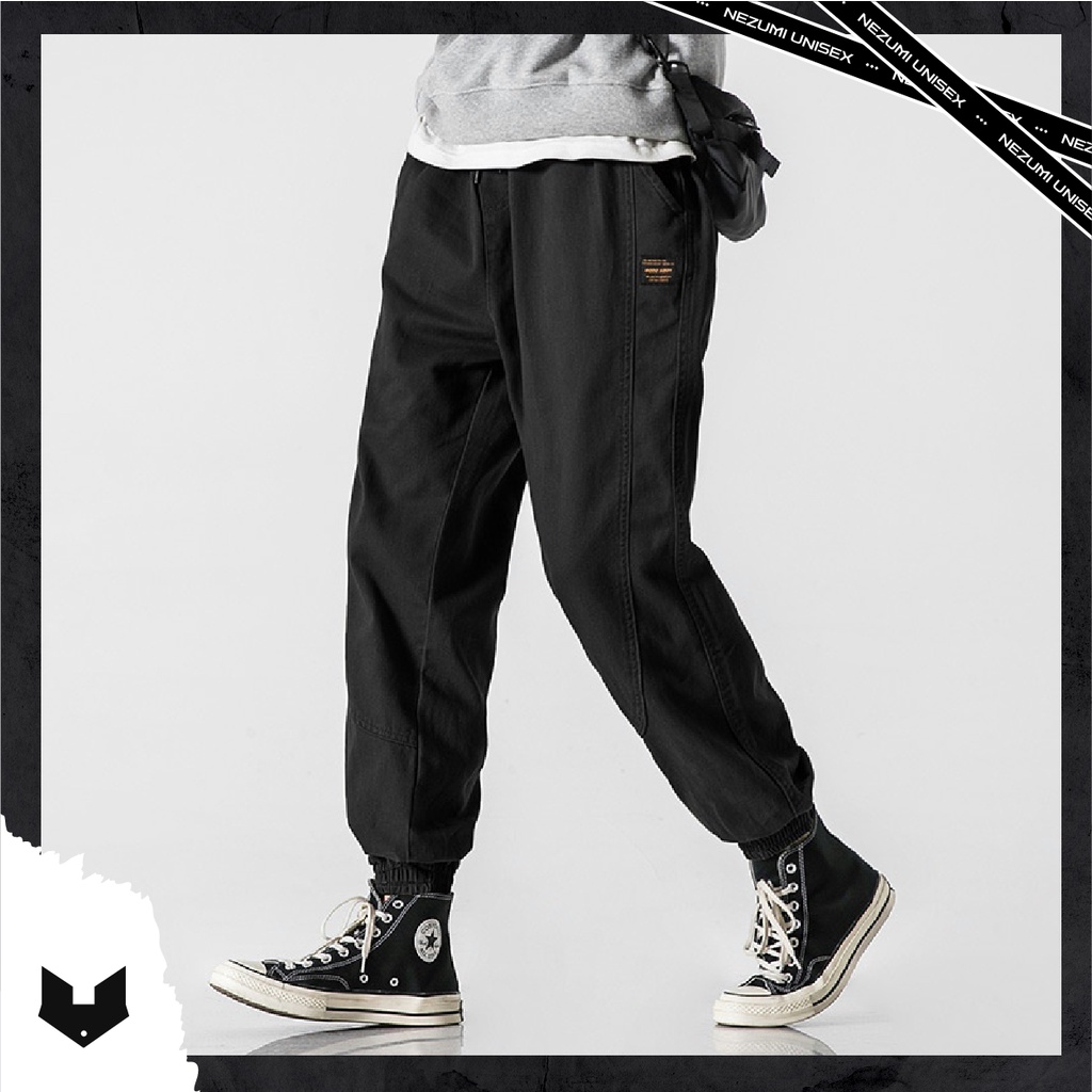 Quần jogger unisex nam nữ boxpant, túi hộp  tập gym, hiphop đường phố
