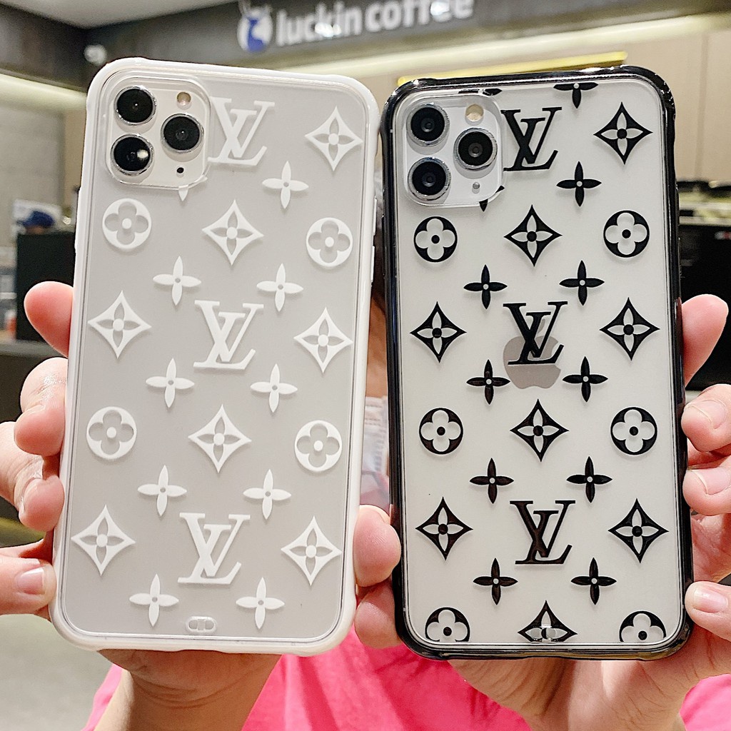 LOUIS VUITTON Ốp điện thoại cứng in logo LV thời trang cho IPHONE 12 11 PRO MAX 7 8 PLUS XR XS MAX