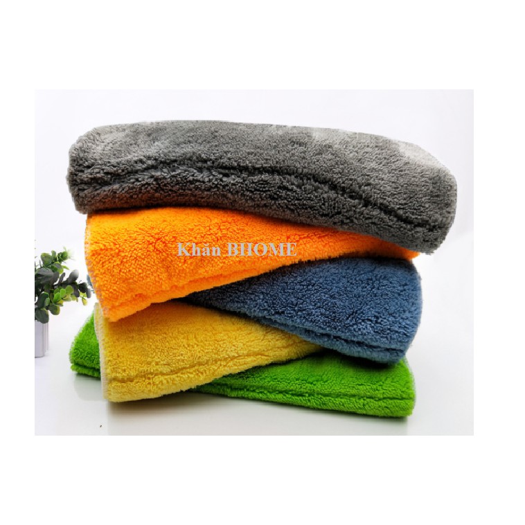 Combo 4 Khăn mặt cao cấp siêu mềm BHOME KMLC01 34 * 84 cm ( Nhiều màu)