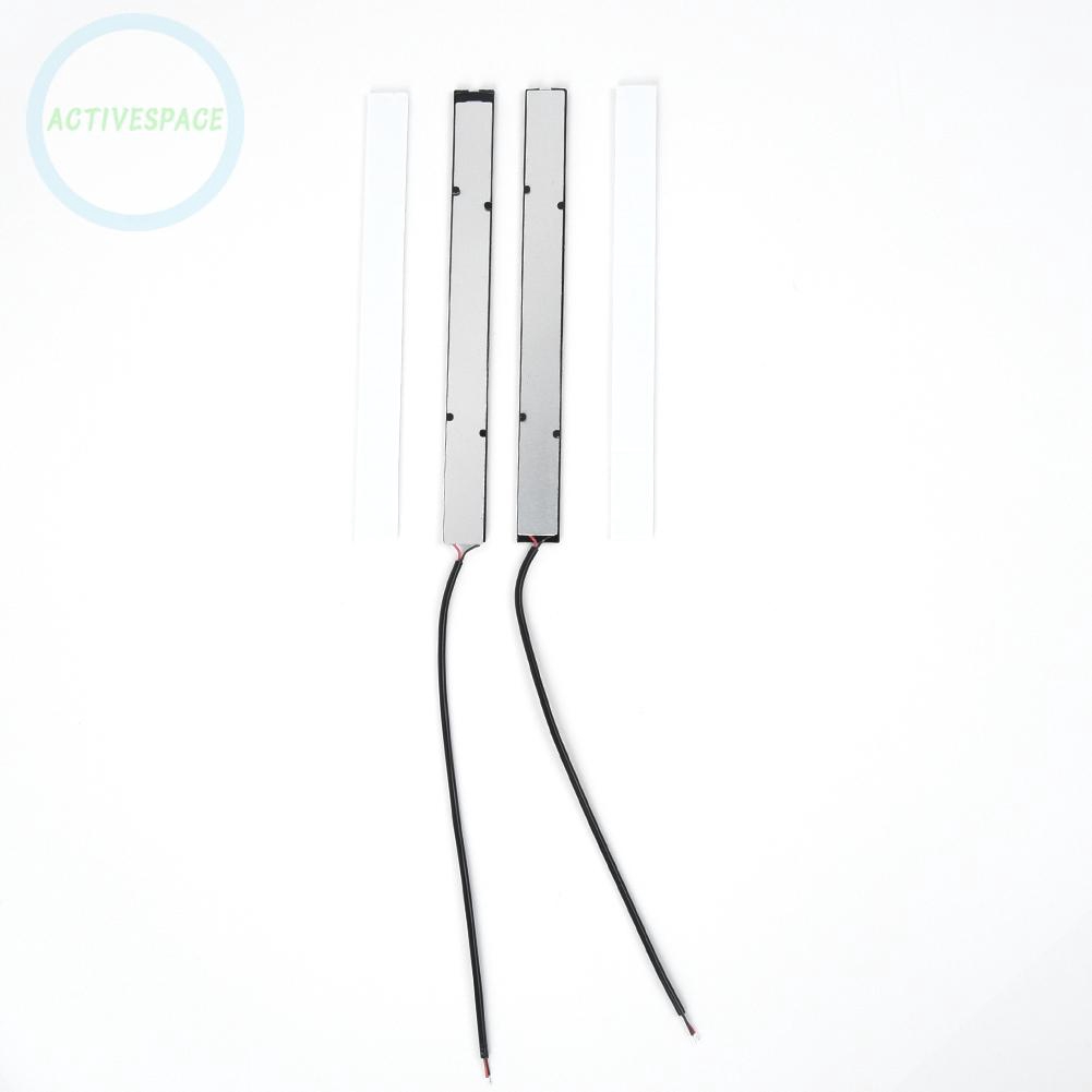 Bộ 2 dải đèn LED COB màu đỏ 12V chống thấm nước chiều dài 17cm cho xe hơi