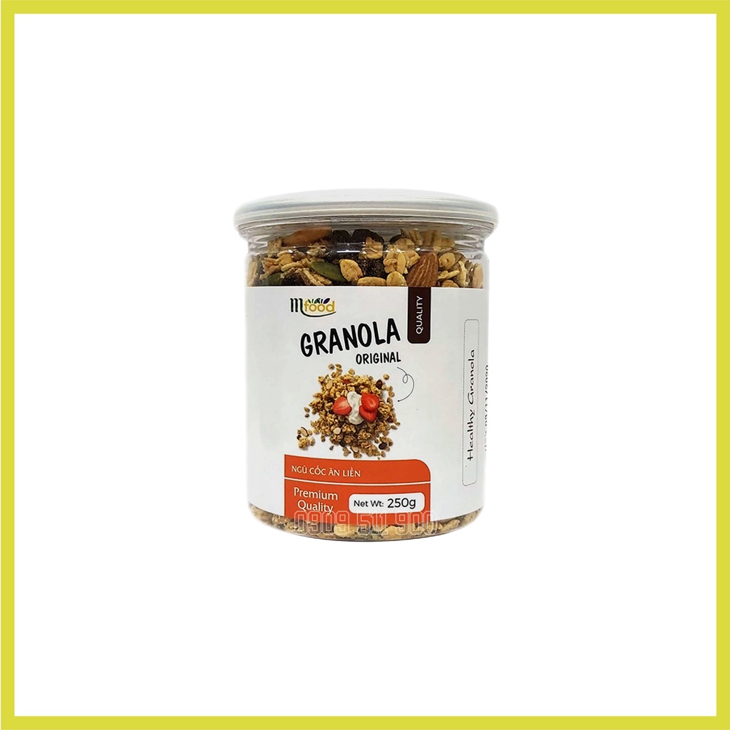 Granola Ăn Sáng Yến Mạch Mix 7 Loại Hạt Hủ 250g