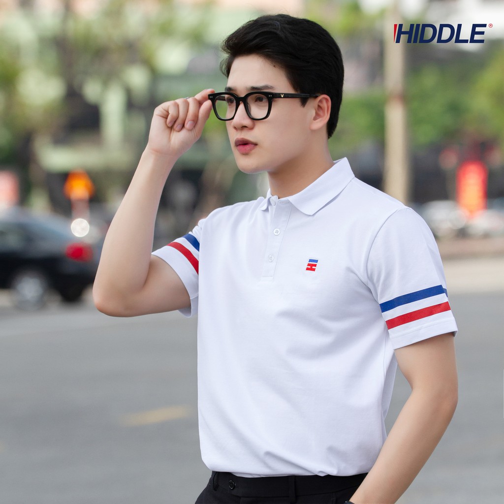 [Mã BMBAU50 giảm 7% tối đa 50K đơn 99K] Áo polo nam vải cá sấu cotton trẻ trung HIDDLE 810203