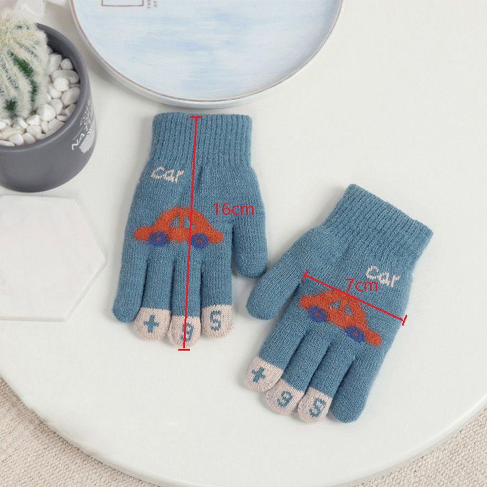 Găng Tay Giữ Ấm Chống Lạnh Nhiều Màu Cho Bé 4-8 Tuổi
