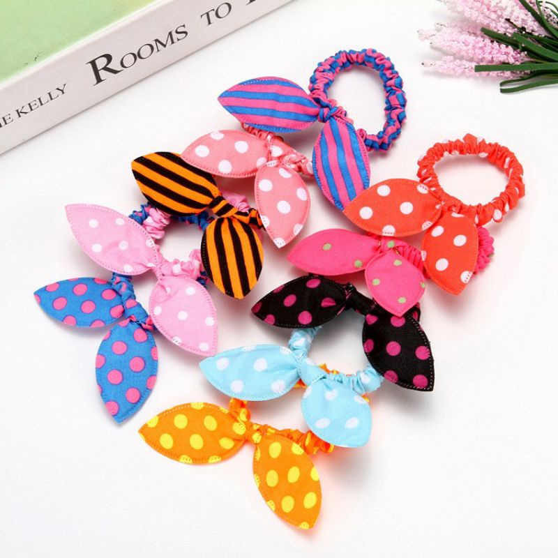 BUỘC TÓC SCRUNCHIES TAI THỎ MINI SIÊU DỄ THƯƠNG | VIDEO THẬT | SHOP BEECOW