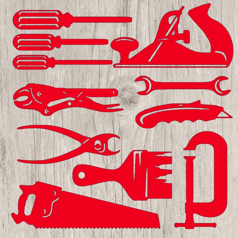 Khuôn Mẫu Cắt Thẻ Trang Trí Album Bằng Kim Loại DIY