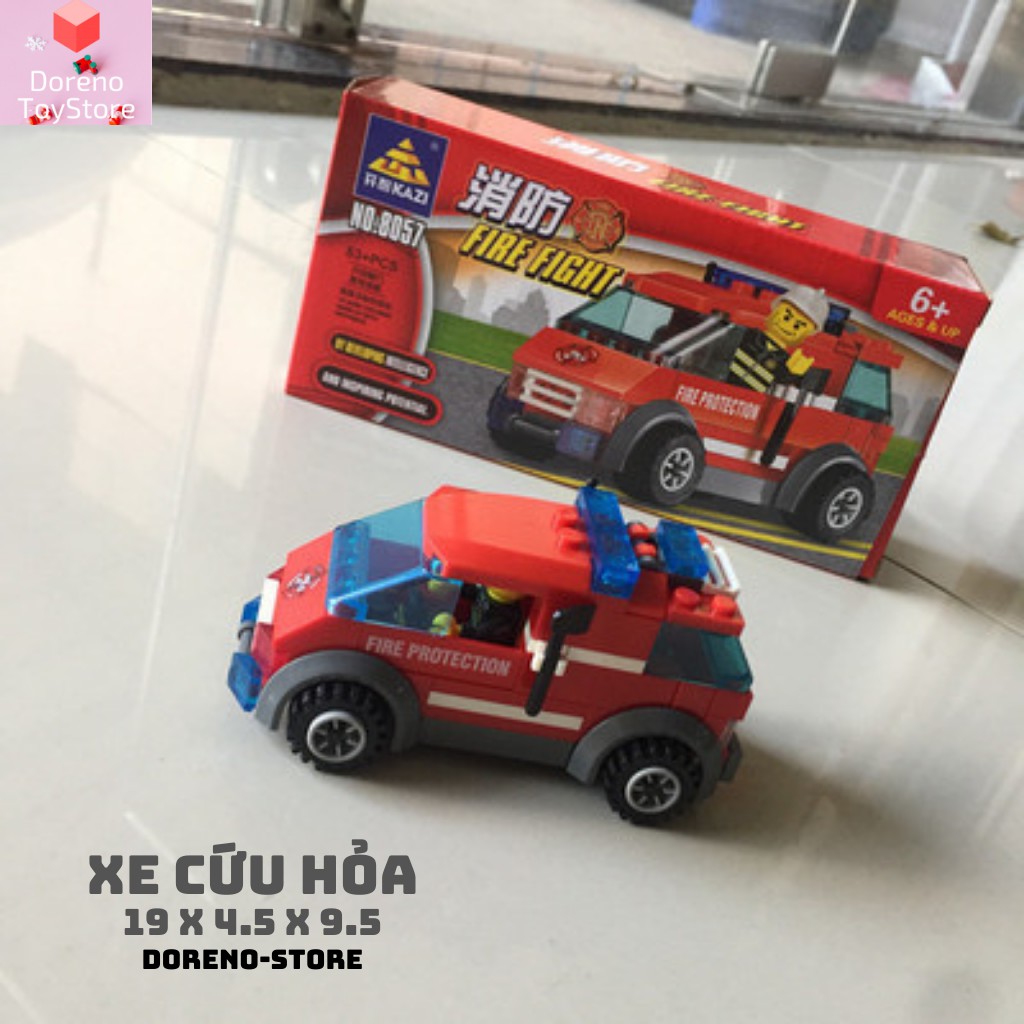 Đồ chơi lego xếp hình , Lego máy bay xe tăng xe cảnh sát nhựa ABS Doreno store cho bé 3 đến 8 tuổi